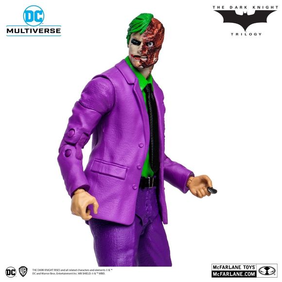 DC Multiverse McFarlane Gold Label Jokerized Two-Face Exclusive 7" Collection - Picture 5 of 7